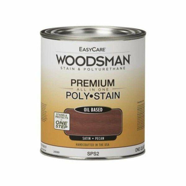Gourmetgalley 1 qt. Woodsman Stain & Polyurethane In One Oil-Base Stain, Pecan GO3852395